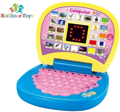Xcillince Toys Presents- Kids Computer Number & Alphabet Charts Educational Activity(Multicolor)
