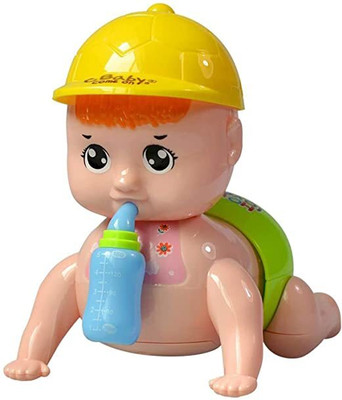 SAGAR Musical Baby Crawling Toy with 3D Lights & Music(Multicolor)