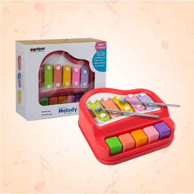 Ruffo Colorful Mini Xylophone Music Instrument for Kids(Multicolor)