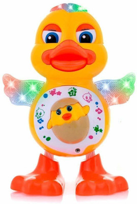 fenterprises Dancing Duck with LED Lights Flashing and Music Toy for Toddler kids(Multicolor)