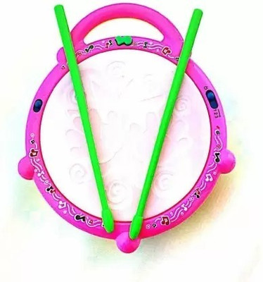 REGOLITH ENTERPRISES Multicoloured Flash Drum With 3D Lights & Music(Multicolor)