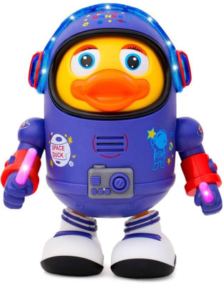 arthasya Musical Dancing Space Duck Toys for Kids with Light & Sound Toys(Multicolor)
