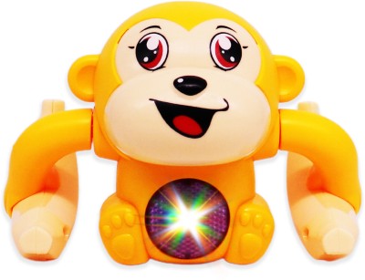 AZEENA Voice Control Monkey Toy with Music, Dancing, Spinning,Rolling & Sensor For Kids(Multicolor)