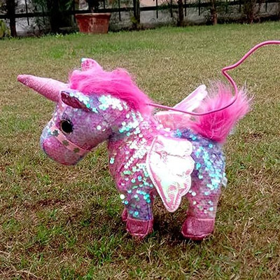 Pepstter Walking Talking Unicorn Singing Stuffed Electronic Interactive Cuddle Plush Toy(Multicolor)