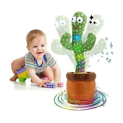 SHRIBALAJITOYS Dancing cactus Toy Talking Repeat Bluetech Singing Toy 120 Songs(Green)