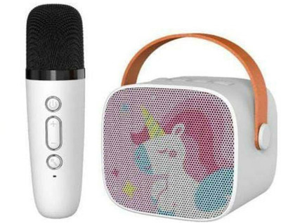 Orelius Fire Along Fun Kids' Karaoke Machine with Wireless Microphone Bluetooth Speaker 20 W Bluetooth Party Speaker(Multicolor, 5.0 Channel)
