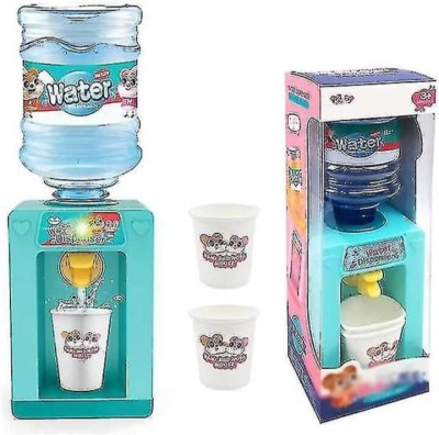 TOY RK SHINE Mini Cute Simulation Drink Water Dispenser with Light Sound(Multicolor)