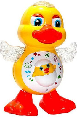 Just97 Dancing Duck with Music Flashing Lights and Real Dancing Action_170(Yellow)