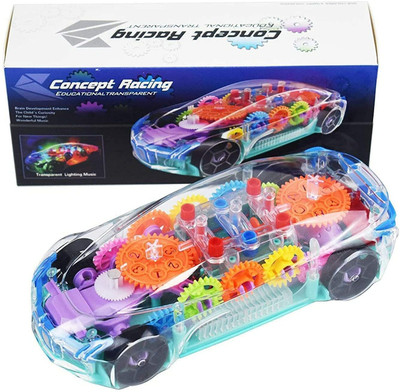 mega star 3D Concept Super Car Toys & Games with 360 Degree(Multicolor)