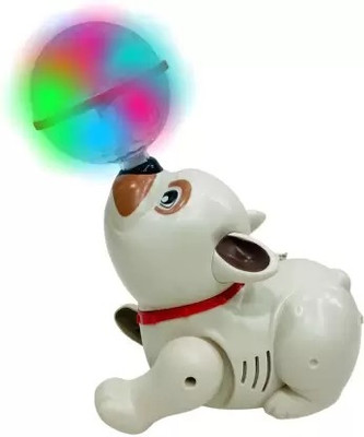 Tirth Dancing Dog with Music, Flashing Lights - Sound & Light(Multicolor)