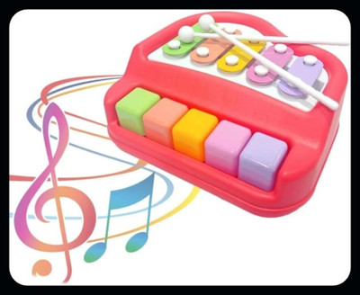 WELCO Wlco Xylophone Piano Preschool Musical Learning Instruments for Kids(Multicolor)