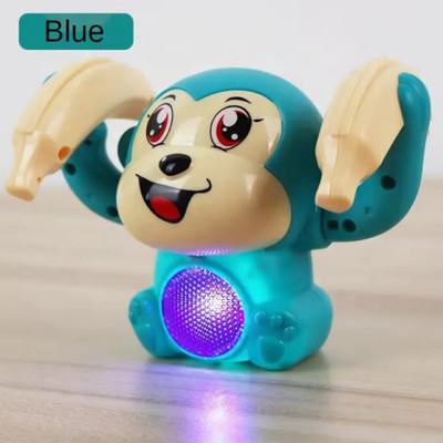 Mahi Zone Dancing Monkey Musical Toy for Kids with Light, Sound and Touch MON25(Multicolor)