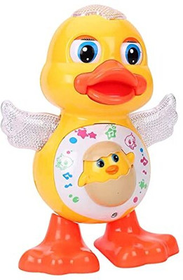 KAVANA Dancing Duck With Music and 3D Flashing Lights For Babies, , Girls and Boys(Multicolor)