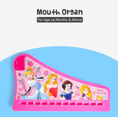 zokato Disney Princess Mouth Organ Big- Pink(Multicolor)