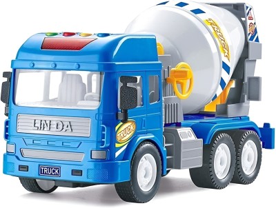 IVALOK Cement Concrete Mixer Toys for Kids, Truck Toys, Mixer Truck for Kids.(White, Blue)