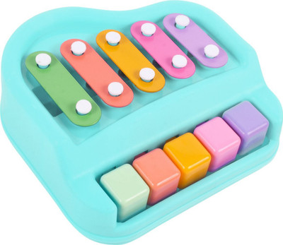 fundreamz 5-Key Xylophone Piano 2 In 1(Blue, Green)