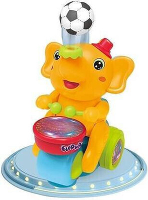 JOUJOU Elephant Musical Toy For Kids / Musical Elephant With Light, Music & Moving Hand(Multicolor)