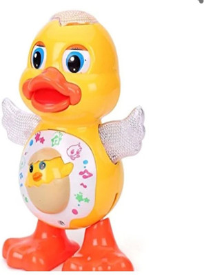 RAJ Dancing Duck With Music, Flashing Lights and Real Dancing Action(Multicolor)