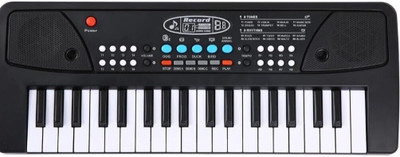 BIGFUN The 37 Key Piano Keyboard Toy with Recording, Mic and USB Cable for Power-18(Black)