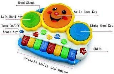 AESGOP in 1 Baby Piano for Kid Children Girl and Boy(Multicolor)