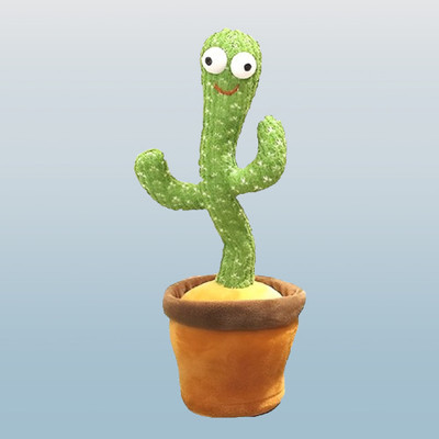 SBE Latest Best Quality Dancing Cactus Toy Lighting Singing and Recording(Multicolor)