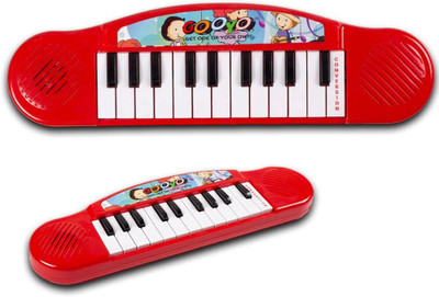 S.R ENTERPRISES Battery Operated Multi-Functional Portable Organ/Piano/Keyboard Musical Toy(Red)