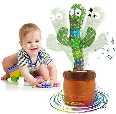 Sonpal Dancing Cactus Talking Toy,Wriggle & Singing Recording Repeat What You Say (TOY)(Multicolor)