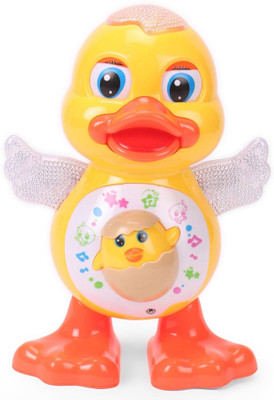 Just97 Dancing Duck with Music Flashing Lights and Real Dancing Action_22(Yellow)