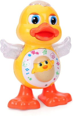 Kid Kraze Dancing Duck with Music Flashing Lights and Real Dancing Action_168(Yellow)