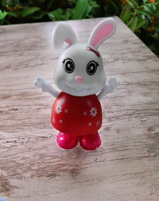 vworld Dancing Rabbit with LED Lights Flashing and Music Smart toy(Multicolor)