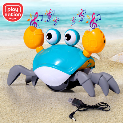 Just97 Rechargeable Crab Baby Toys Dancing Crab Toy for Kids_04(Multicolor)