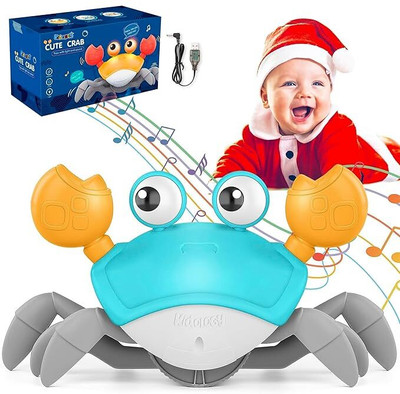 SHARNGA Crawling Crab Baby Musical Kids Toy with Led Lights(Multicolor)
