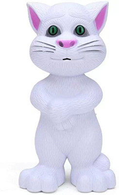 tegan Talking touching cat with wonderful voice(White)