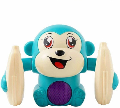 ToyShaala Zippy Banana Monkey toy(Multicolor)