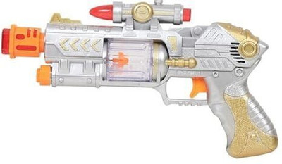 RAGVEE Laser Sound Music Flashing Lights Gun Toy for Kids(Multicolor)