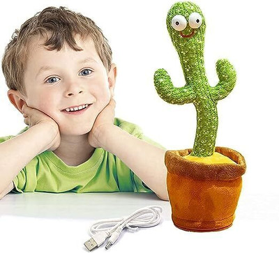 kdsn Toy Crawling Dancing Cactus Baby Toy And Running Talking Cactus Toy For Babies(Multicolor)