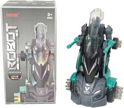 Hyndavi Wonder toys DIDAI Robot Toy with Lights and Music, Zero Policeman Action Figure,(Multicolor, Multicolor)