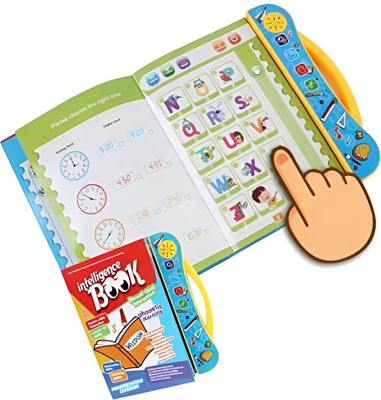 HK Toys ABC & 123 Smart Sound Book for Toddlers | Interactive Electronic Learning Book(Multicolor)