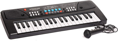 BANTAS Toy Bigfun Piano - 37-Key Keyboard with Rhythms, Tones & Microphone(Multicolor)