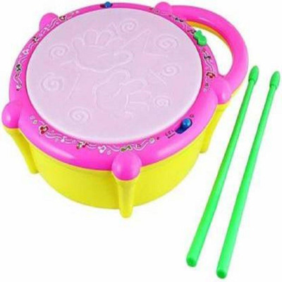 Kid Kraze Musical Flash drum With 3D Lights and Music toy For Kids_70(Multicolor)