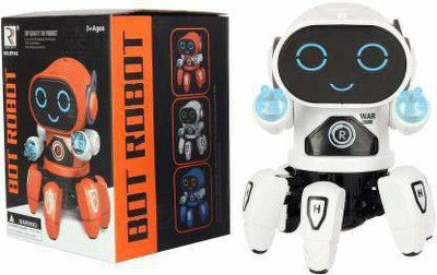 FRRENO Bot Robot Octopus Style, 6 Legs, Lights, Music & All Direction Movement Toy14(Multicolor)