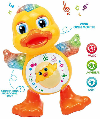 SNM97 Dancing Duck with Music Flashing Lights and Real Dancing Action_462(Yellow)