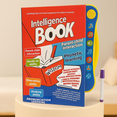 CountryLink Intelligence Phonetic Learning E-Book with Sounds Alphabet,Numbers,Shapes&Rhymes(Multicolor)