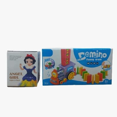 hda group Pack of 2 Domino & Angel(Multicolor)