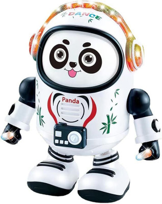 ZUNBELLA Cute Space Dancing Panda With Music and 3D LED Light For Kids(Multicolor)
