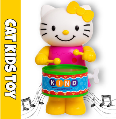 as enterprise Dancing.Musical Drum Toy Key.Operated - Fun Toy For Kids (Hello Kitty)(Multicolor)