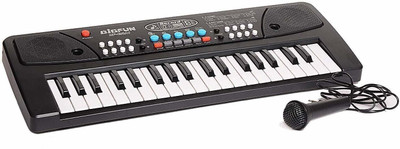 BIGFUN Piano Keyboard Toy With Recording And Mic collection(Black, White)
