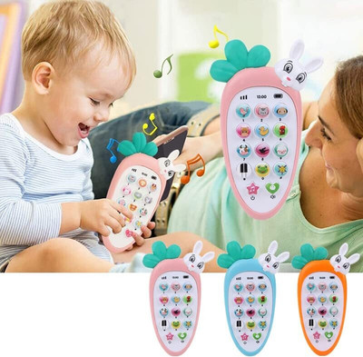 Anmolg Cute Rabbit Face Pretend Play Cell Phone Toy for Kids(Multicolor)