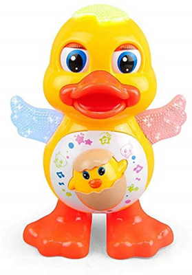 Skstore Dancing Duck Toy for Kids with Flashing Lights and Musical Sounds - Real Dancing Action(Multicolor)