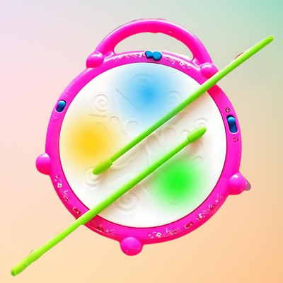 Trakyworld Colorful 3D Musical Flash Drum with Lights Toys for Kids, Music Baby Toy(Multicolor)